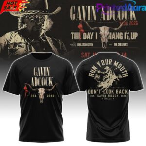 Gavin Adcock Steer Skull distressed Fleece T-shirt 2