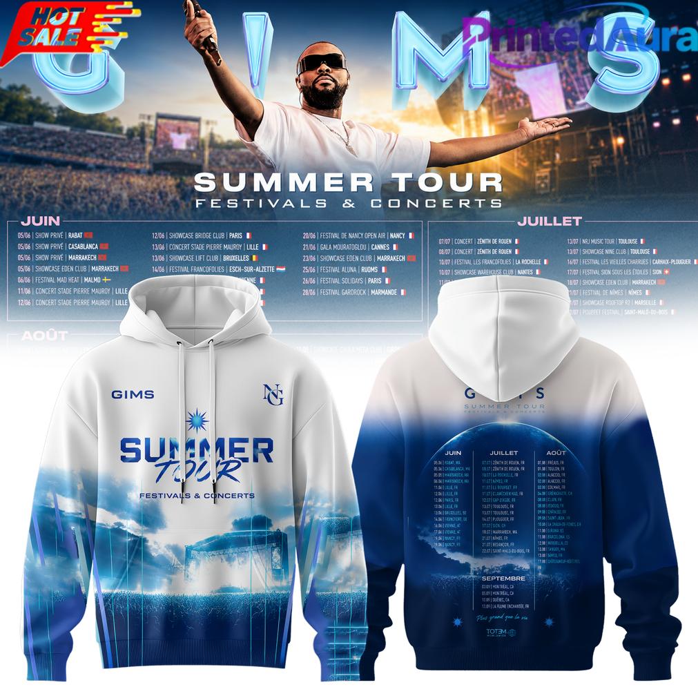 Gims Summer Tour 2026 Tour New Hoodie Gims Summer Tour 2026 Tour New Hoodie
