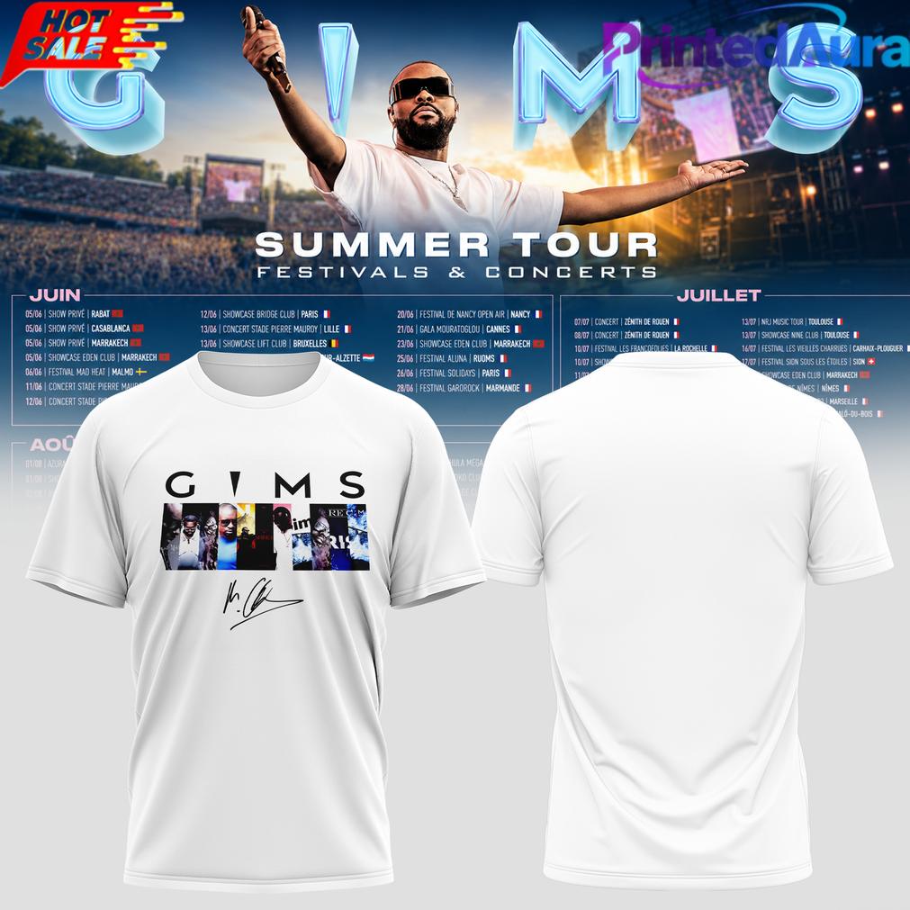 Gims Summer Tour 2026 Tour Special Version Tee Gims Summer Tour 2026 Tour Special Version Tee