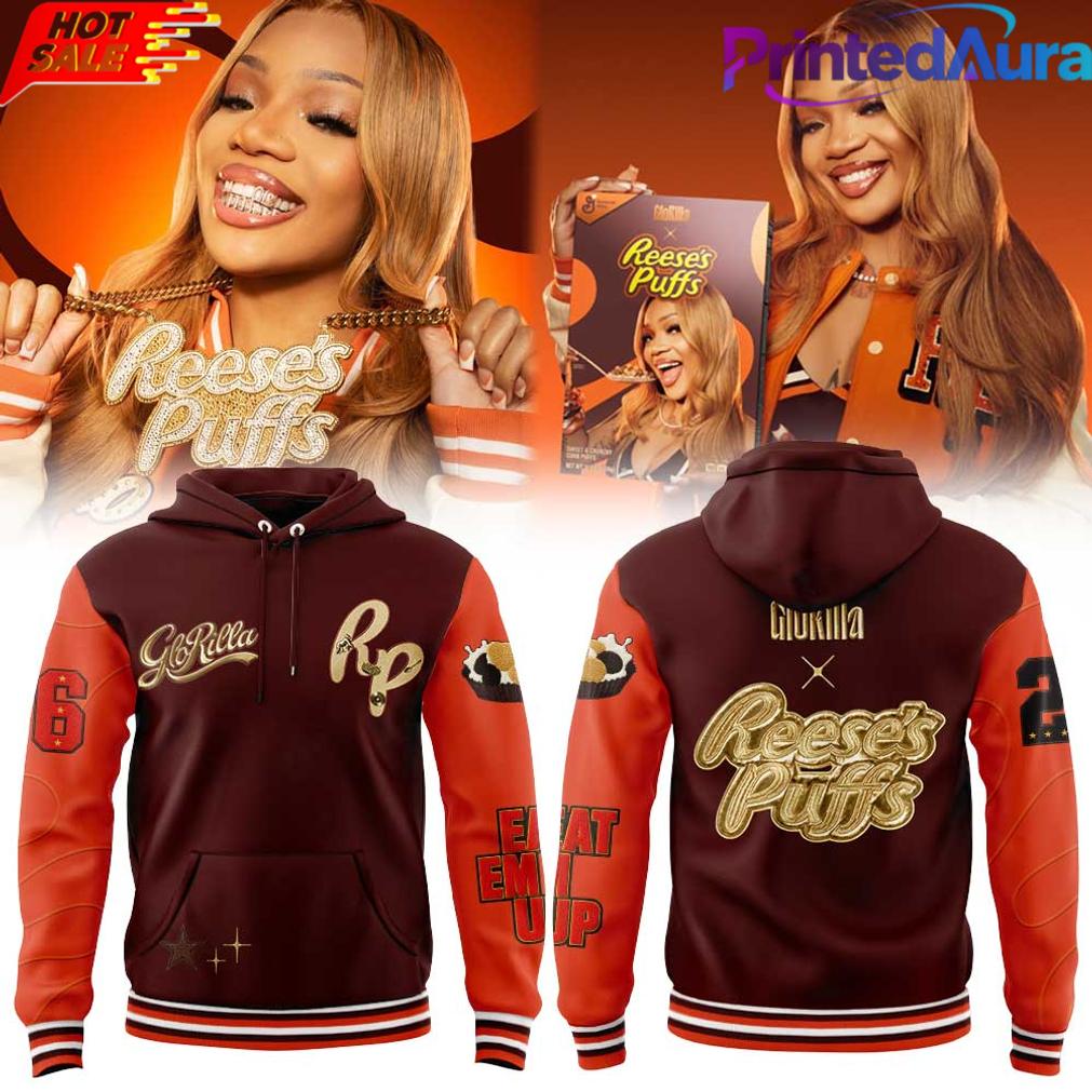 GloRilla x REESE’S PUFFS Letterman Hoodie GloRilla x REESE’S PUFFS Letterman Hoodie