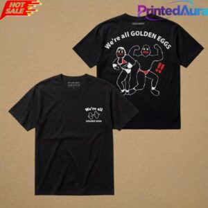 Golden Eggs Meme Shirt Funny Black Graphic Tee