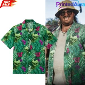 Grand Theft Auto VI GTA 6 Cal Hampton Alien Tropical Hawaiian Shirt