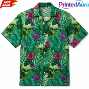 Grand Theft Auto VI GTA 6 Cal Hampton Alien Tropical Hawaiian Shirt 1