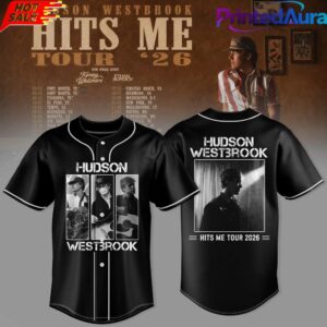 HUDSON WESTBROOK HITS ME TOUR 26 BASEBALL JERSEY 3