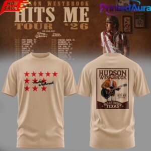 HUDSON WESTBROOK HITS ME TOUR 26 T-SHIRT 1