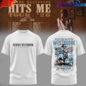 HUDSON WESTBROOK HITS ME TOUR 26 T-SHIRT 2