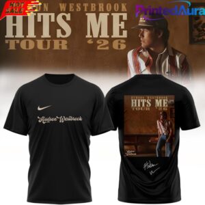 HUDSON WESTBROOK HITS ME TOUR 26 T-SHIRT 5