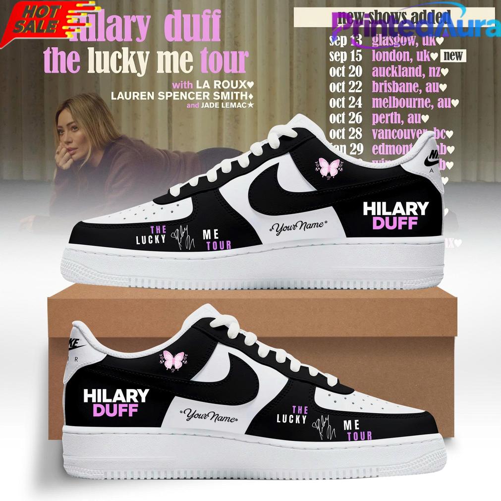 Hilary Duff The Lucky Me Tour Edition Air Force 1 Shoes Hilary Duff The Lucky Me Tour Edition Air Force 1 Shoes