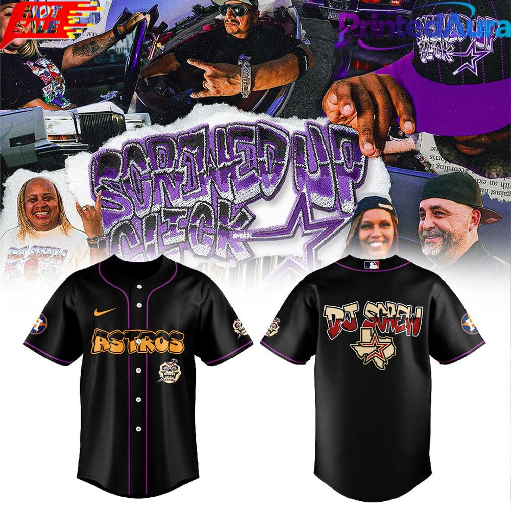 Houston Astros x DJ Screw Collection Black Jersey Houston Astros x DJ Screw Collection Black Jersey