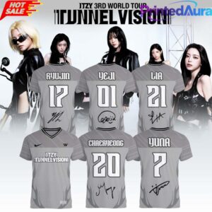 ITZY “Tunnel Vision” World Tour 2026 Signature Football Jersey