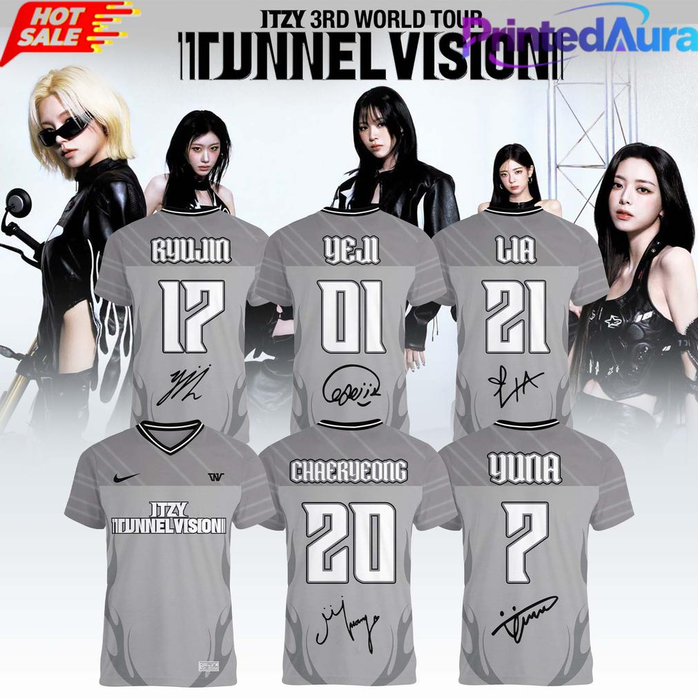 ITZY “Tunnel Vision” World Tour 2026 Signature Football Jersey ITZY “Tunnel Vision” World Tour 2026 Signature Football Jersey