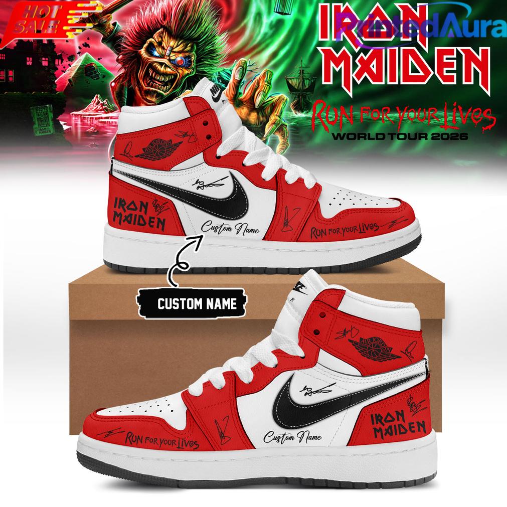Iron Maiden Run For Your Lives World Tour AJ1 Iron Maiden Run For Your Lives World Tour AJ1