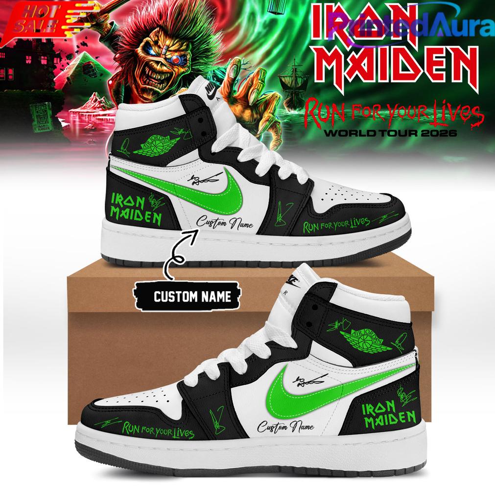 Iron Maiden Run For Your Lives World Tour AJ1 Iron Maiden Run For Your Lives World Tour AJ1