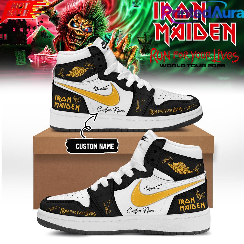 Iron Maiden Run For Your Lives World Tour AJ1 Iron Maiden Run For Your Lives World Tour AJ1