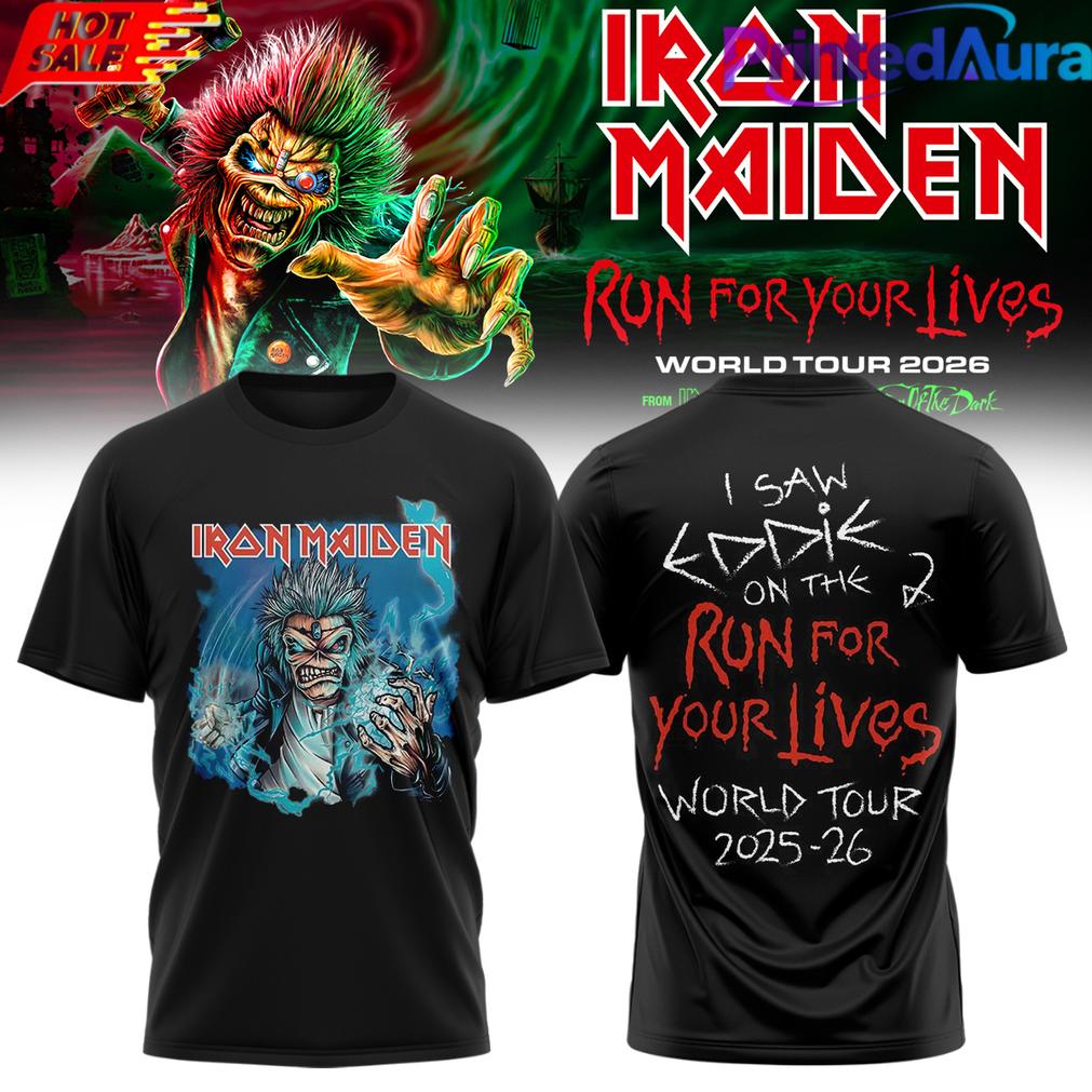 Iron Maiden – Run For Your Lives World Tour Tee Iron Maiden – Run For Your Lives World Tour Tee