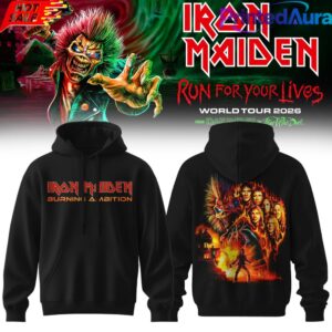 Iron Maiden Run For Your Lives World Tour Hoodie