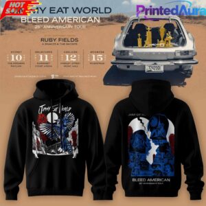 JIMMY EAT WORLD BLEED AMERICAN 25 YEARS HOODIE 2 JIMMY EAT WORLD BLEED AMERICAN 25 YEARS HOODIE 2