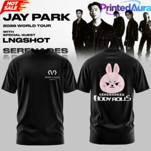 Jay Park World Tour 2026 Serenades & Body Rolls Black Edition Tee