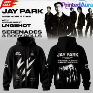 Jay Park World Tour 2026 Serenades & Body Rolls Black Hoodie