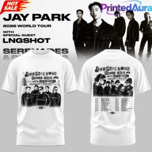 Jay Park World Tour 2026 Serenades & Body Rolls White Edition Tee