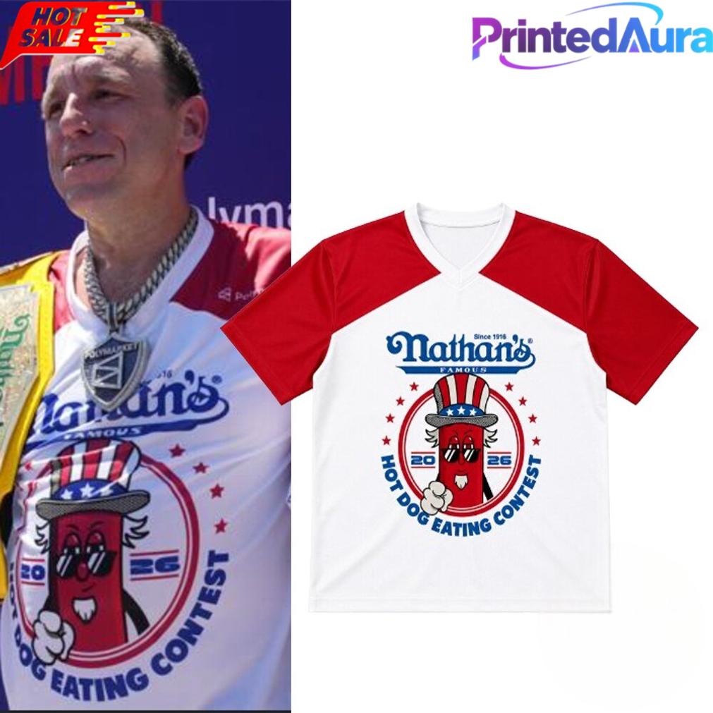 Joey Chestnut Nathans Hot Dog Contest Shirt Joey Chestnut Nathans Hot Dog Contest Shirt