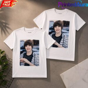 Justin Bieber Vintage Style Photo Y2K Pop Star Graphic Tee 1 Justin Bieber Vintage Style Photo Y2K Pop Star Graphic Tee 1