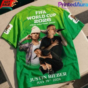 Justin Bieber World Cup 2026 Halftime Show Special Shirt 2