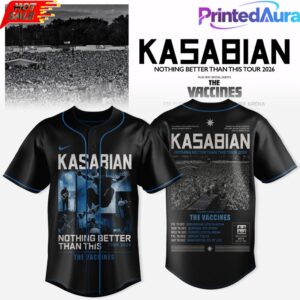 KASABIAN NOTHING BETTER THAN THIS TOUR 2026 BASEBALL JERSEY