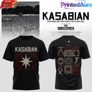 KASABIAN NOTHING BETTER THAN THIS TOUR 2026 T-SHIRT 1