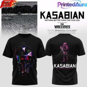 KASABIAN NOTHING BETTER THAN THIS TOUR 2026 T-SHIRT 2