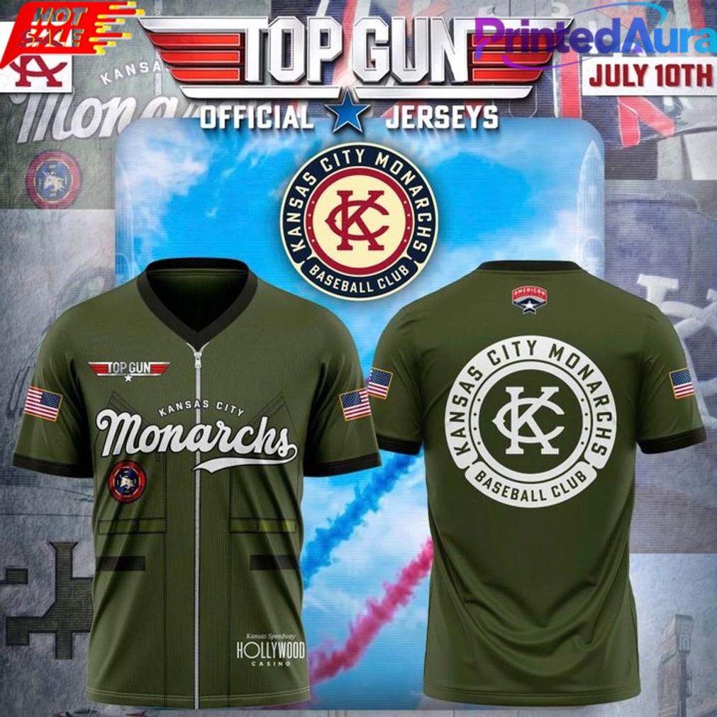 Kansas City Monarchs 2026 Top Gun Special Football Jersey Kansas City Monarchs 2026 Top Gun Special Football Jersey