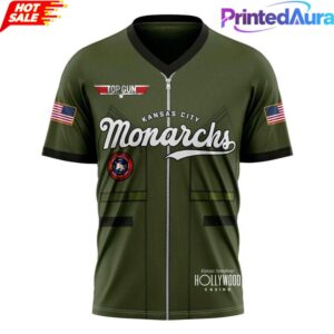 Kansas City Monarchs 2026 Top Gun Special Football Jersey 1 Kansas City Monarchs 2026 Top Gun Special Football Jersey 1