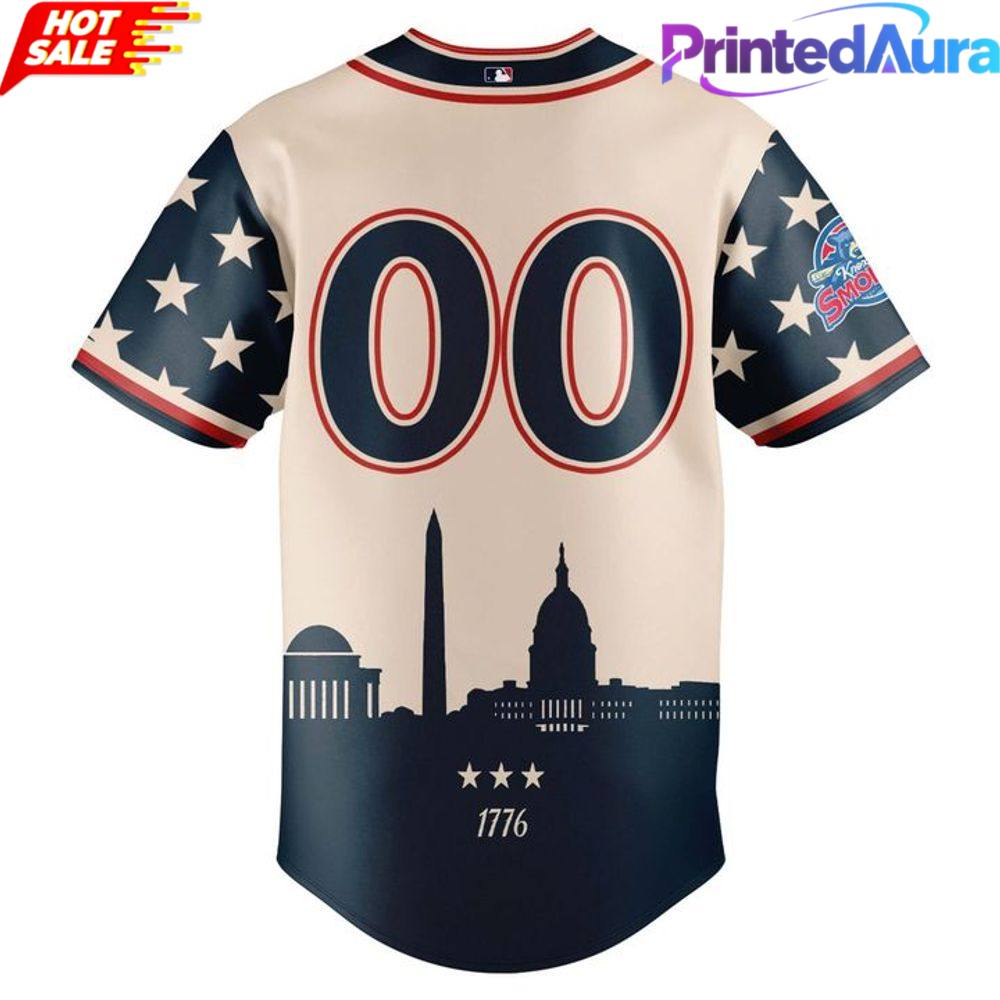 Knoxville Smokies Independence Day 2026 Limited Edition Baseball Jersey Knoxville Smokies Independence Day 2026 Limited Edition Baseball Jersey