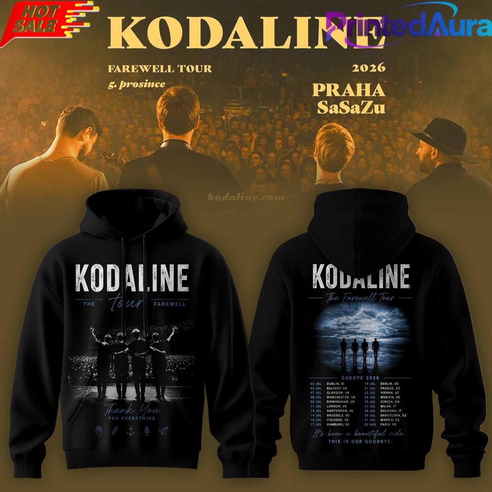 Kodaline Farewell Tour 2026 Vintage Washed Edition Hoodie Kodaline Farewell Tour 2026 Vintage Washed Edition Hoodie