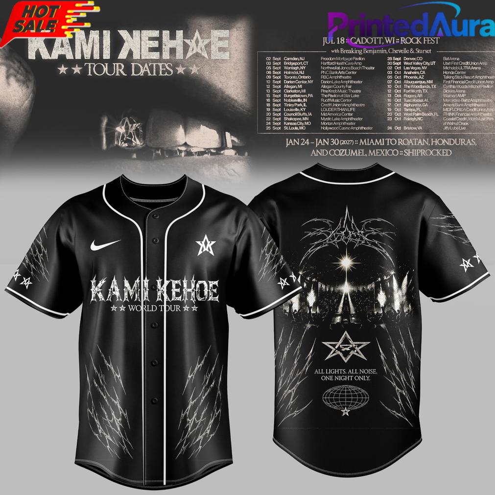 Kure The World Tour Baseball Jersey Kure The World Tour Baseball Jersey