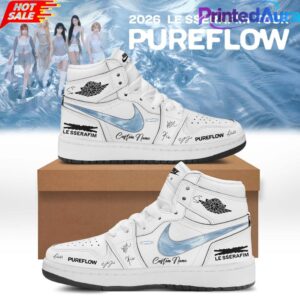 LE SSERAFIM “PUREFLOW” Tour 2026 Limited Signature Air Jordan 1 Shoes