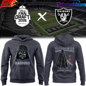 Las Vegas Raiders x Darth Vader Disney Fan Draft 2026 Special Hoodie
