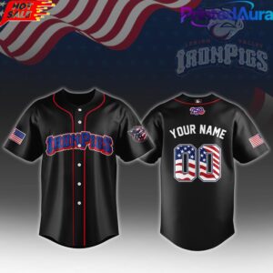 Lehigh Valley IronPigs 4th of July Baseball Jersey