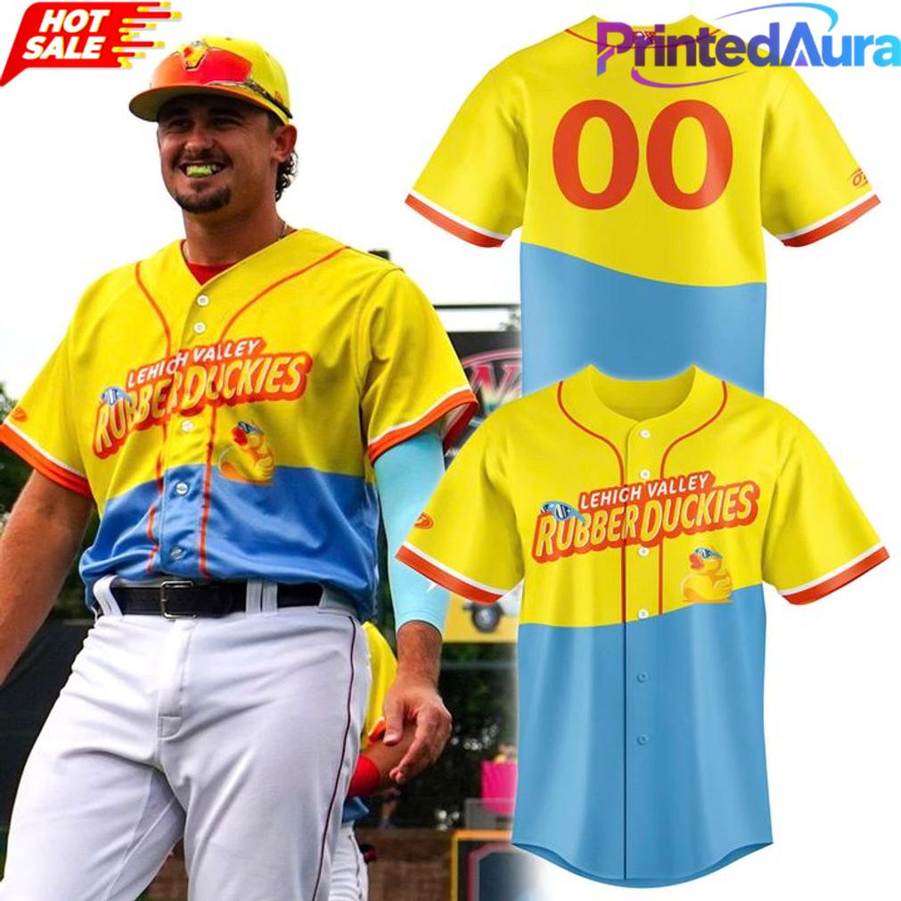 Lehigh Valley IronPigs Rubber Duckies Baseball Jersey 2026 Lehigh Valley IronPigs Rubber Duckies Baseball Jersey 2026