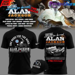 Alan Jackson Last Call One More for the Road The Finale T-Shirt 4 Limited Edition Last Call One More for the Road The Finale T-Shirt 4