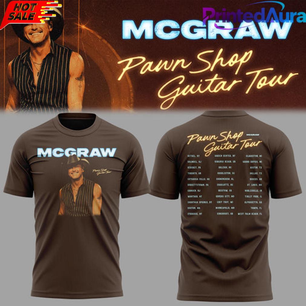Limited Edition Pawn Shop Guitar Tour 2026 At Bethel NY T-Shirt Limited Edition Pawn Shop Guitar Tour 2026 At Bethel NY T-Shirt