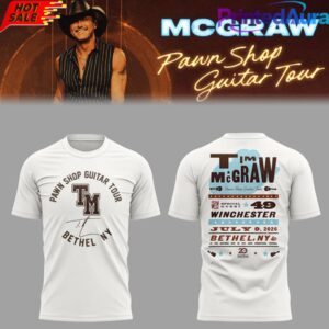 Limited Edition Pawn Shop Guitar Tour 2026 At Bethel NY T-Shirt 2 Limited Edition Pawn Shop Guitar Tour 2026 At Bethel NY T-Shirt 2