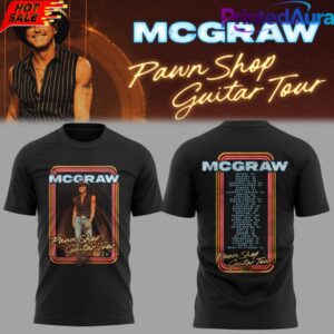 Limited Edition Pawn Shop Guitar Tour 2026 At Bethel NY T-Shirt 3 Limited Edition Pawn Shop Guitar Tour 2026 At Bethel NY T-Shirt 3