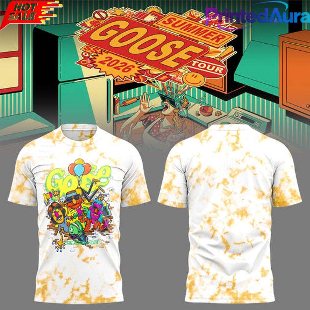 Goose Limited Edition Summer Tour 2026 T-Shirt Goose Limited Edition Summer Tour 2026 T-Shirt