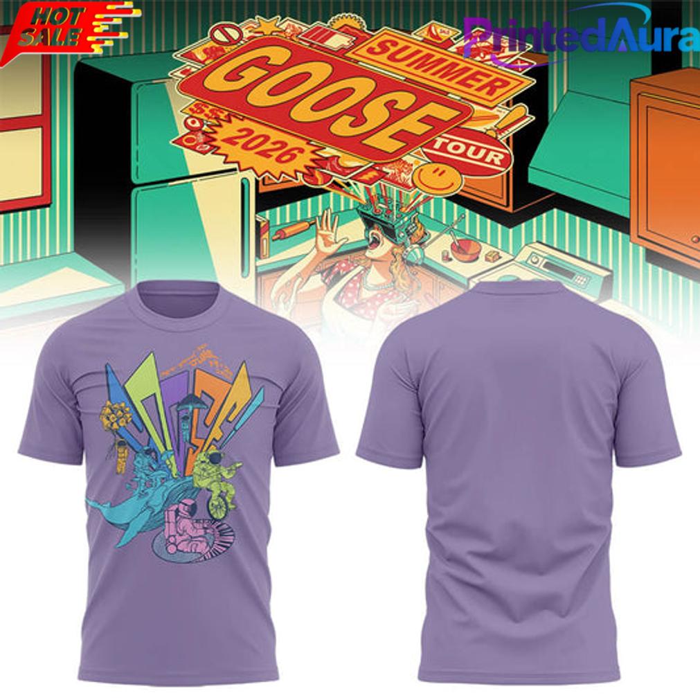 Goose Limited Edition Summer Tour 2026 T-Shirt Goose Limited Edition Summer Tour 2026 T-Shirt