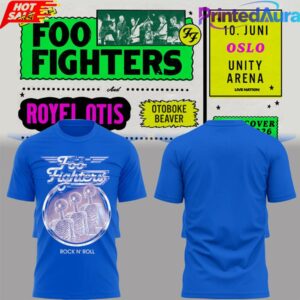 Foo Fighters Take Cover Tour 2026 T-Shirt 2D 2 Limited Edition Take Cover Tour 2026 T-Shirt 2d 2