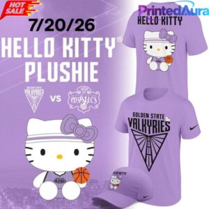 Limited edition T-Shirt 2026 Golden State Valkyries x Hello Kitty
