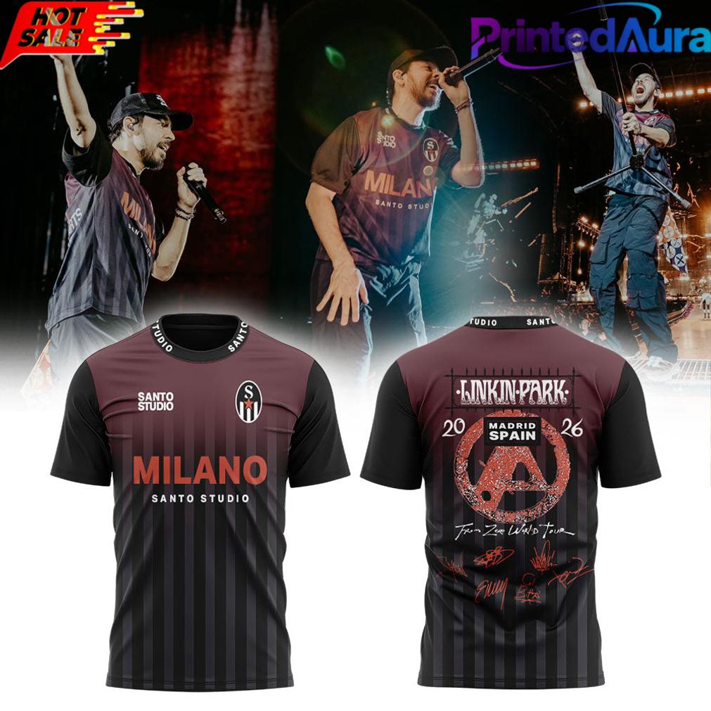 Linkin Park World Tour Concert In Madrid Edition 3D Tee Linkin Park World Tour Concert In Madrid Edition 3D Tee