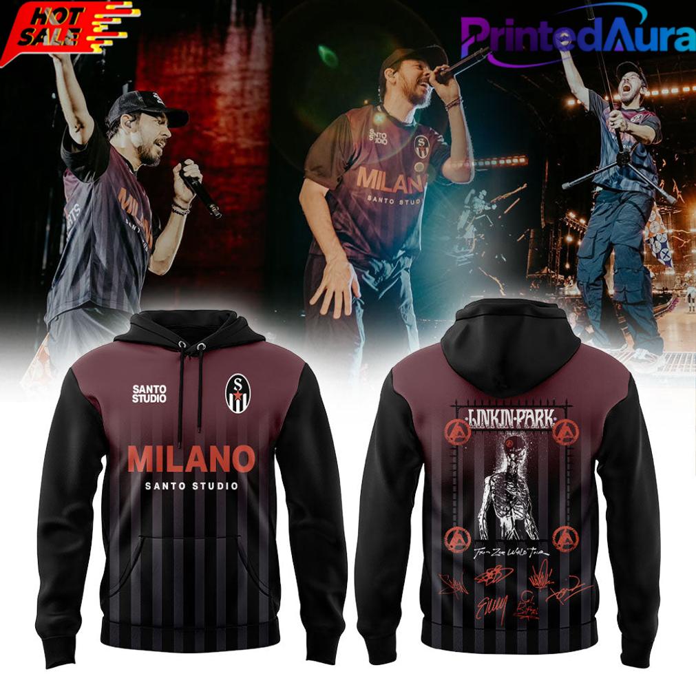 Linkin Park World Tour Concert In Madrid Edition Hoodie Linkin Park World Tour Concert In Madrid Edition Hoodie