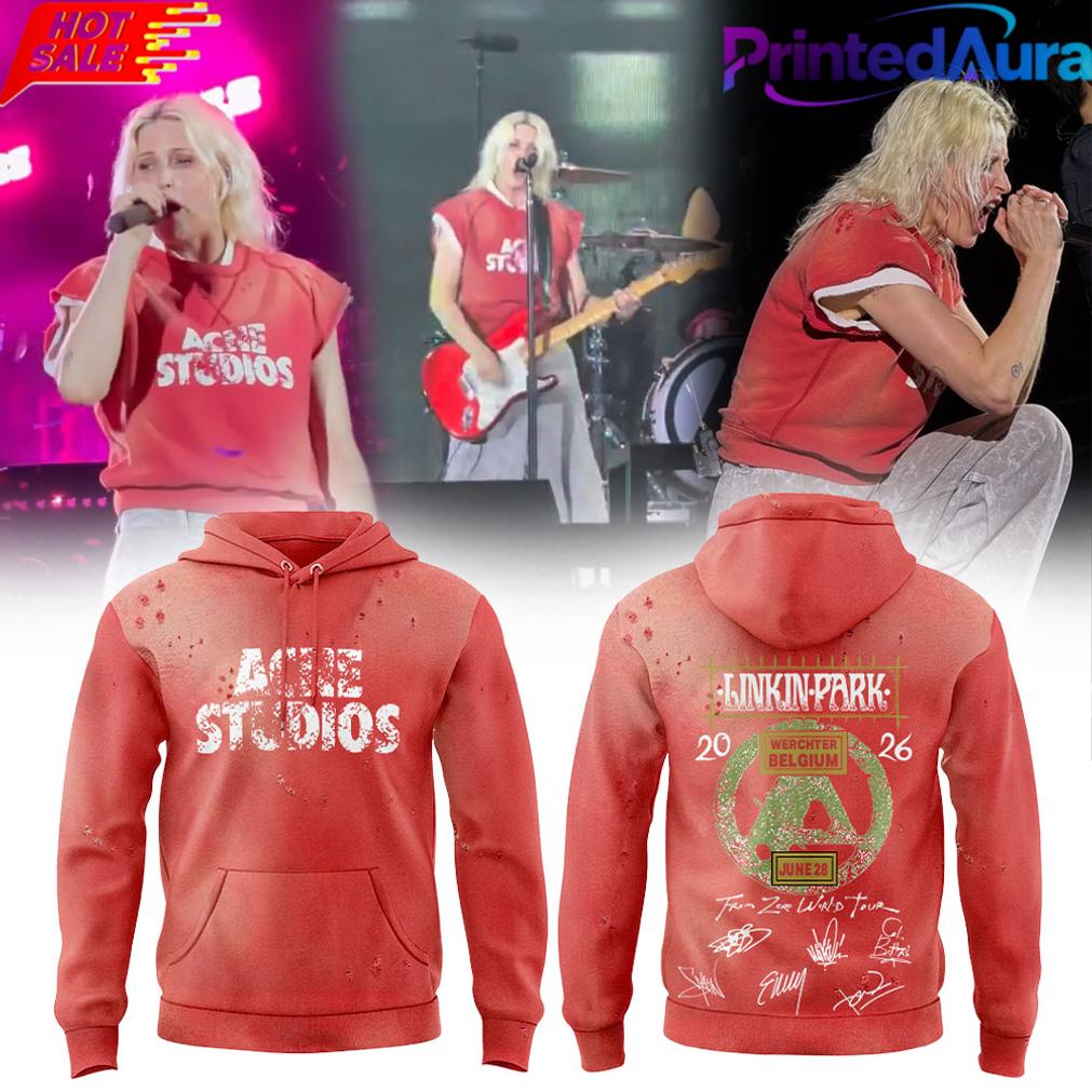 Linkin Park brought their From Zero World Tour to Festivalpark in Werchter Belgium Hoodie Linkin Park brought their From Zero World Tour to Festivalpark in Werchter Belgium Hoodie